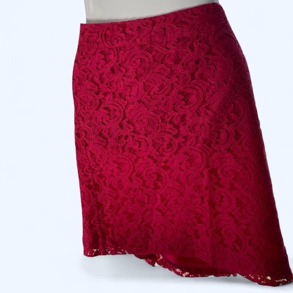 Merona Pink Lace  Pencil Skirt 14